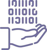 Hand icon symbol image illustration vector