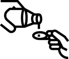 Hand icon symbol image illustration vector
