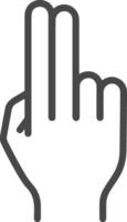 Hand icon symbol image illustration vector