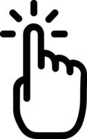 Hand icon symbol image illustration vector