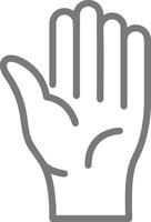 Hand icon symbol image illustration vector