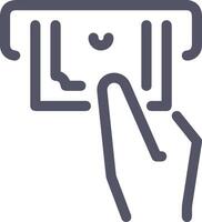 Hand icon symbol image illustration vector