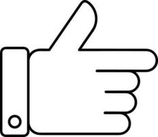 Hand icon symbol image illustration vector
