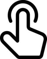 Hand icon symbol image illustration vector