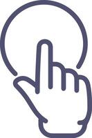 Hand icon symbol image illustration vector