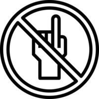 Hand icon symbol image illustration vector