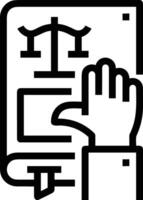 Hand icon symbol image illustration vector