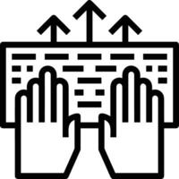 Hand icon symbol image illustration vector