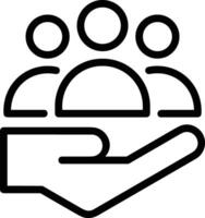 Hand icon symbol image illustration vector