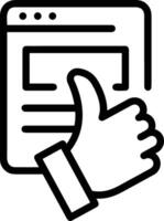 Hand icon symbol image illustration vector