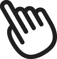 Hand icon symbol image illustration vector