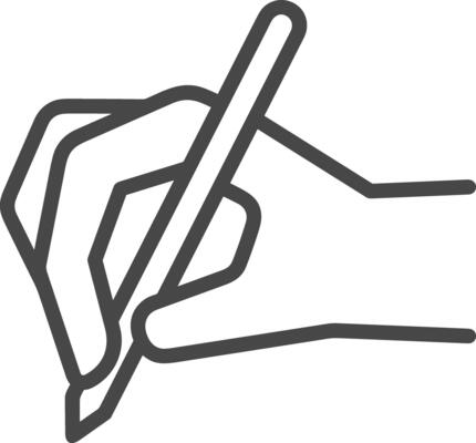 Hand icon symbol image illustration
