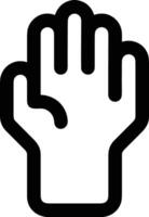 Hand icon symbol image illustration vector