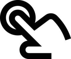 Hand icon symbol image illustration vector