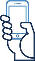 Hand icon symbol image illustration vector