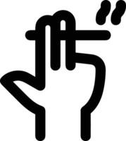 Hand icon symbol image illustration vector