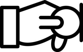 Hand icon symbol image illustration vector
