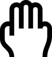 Hand icon symbol image illustration vector