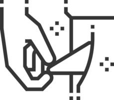 Hand icon symbol image illustration vector