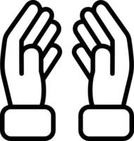 Hand icon symbol image illustration vector