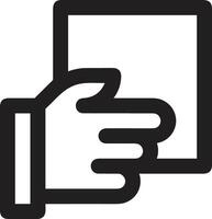 Hand icon symbol image illustration vector