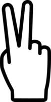 Hand icon symbol image illustration vector