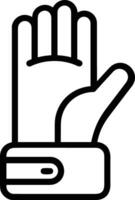 Hand icon symbol image illustration vector