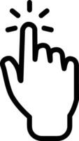 Hand icon symbol image illustration vector