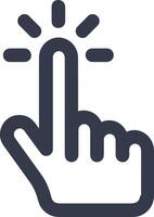 Hand icon symbol image illustration vector