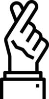 Hand icon symbol image illustration vector