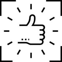 Hand icon symbol image illustration vector