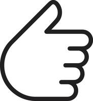 Hand icon symbol image illustration vector