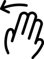 Hand icon symbol image illustration vector
