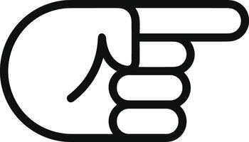 Hand icon symbol image illustration vector