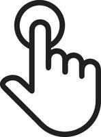 Hand icon symbol image illustration vector