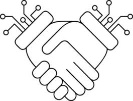 Hand icon symbol image illustration vector
