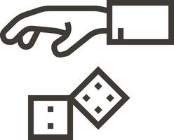 Hand icon symbol image illustration vector