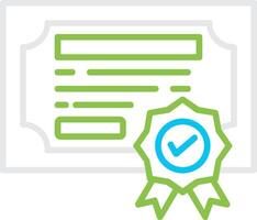 Certification Creative Icon Design vector