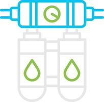 Water Filter Bin Creative Icon Design vector