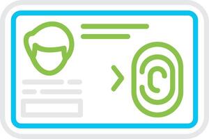 Smart Card Bin Creative Icon Design vector