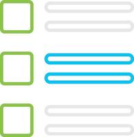 List Creative Icon Design vector