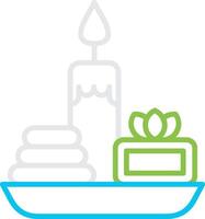 Spa Bin Creative Icon Design vector