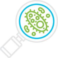 Bacteria Bin Creative Icon Design vector