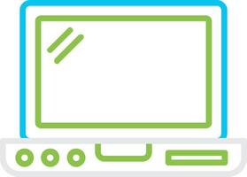 Laptop Bin Creative Icon Design vector