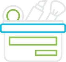 Make Up Bag Creative Icon Design vector