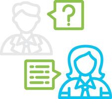 Job Interview Bin Creative Icon Design vector