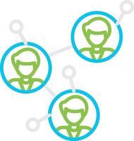 Networking Bin Creative Icon Design vector