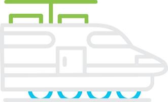 Train Creative Icon Design vector