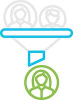 Funnel Creative Icon Design vector