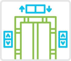 Elevator Bin Creative Icon Design vector